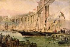 The Opening of the Saltash Bridge by Prince Albert, 2nd May 1859, C.1859-Thomas Valentine Robins-Framed Giclee Print