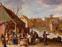 Peasants at Work at a Bleaching Ground-Thomas van Apshoven-Giclee Print