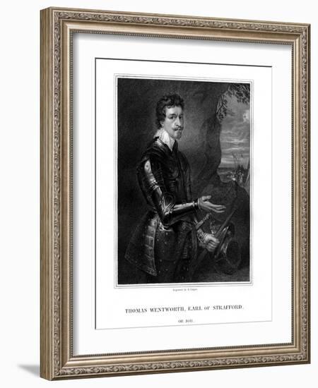 Thomas Wentworth, 1st Earl of Strafford, English Statesman-R Cooper-Framed Giclee Print