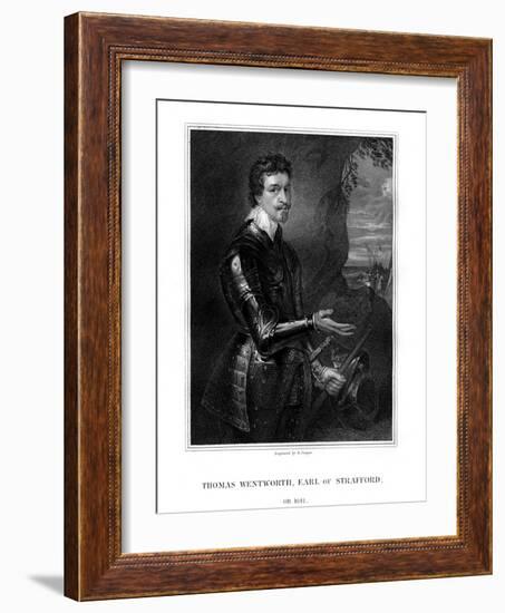 Thomas Wentworth, 1st Earl of Strafford, English Statesman-R Cooper-Framed Giclee Print