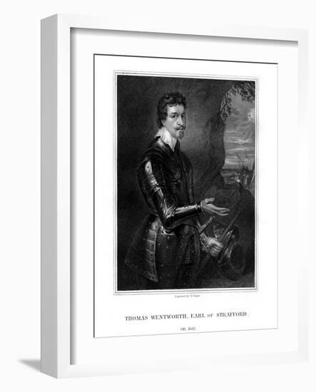 Thomas Wentworth, 1st Earl of Strafford, English Statesman-R Cooper-Framed Giclee Print