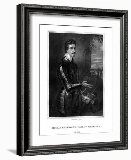 Thomas Wentworth, 1st Earl of Strafford, English Statesman-R Cooper-Framed Giclee Print