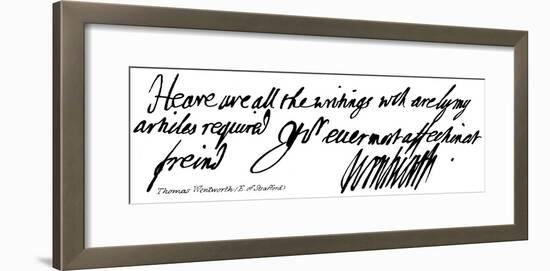 Thomas Wentworth-null-Framed Giclee Print