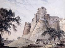 Chalees Satoon, Fort of Allahabad, River Jumna, c.1795-Thomas & William Daniell-Framed Giclee Print