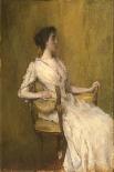 Comedia, C.1892-94 (Oil on Panel)-Thomas Wilmer Dewing-Giclee Print
