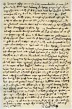 Letter from Thomas Wolsey, Archbishop of York to Dr Stephen Gardiner, February or March 1530-Thomas Wolsey-Giclee Print