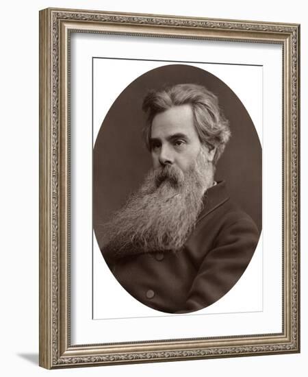 Thomas Woolner, Ra, Professor of Sculpture at the Royal Academy, 1877-Lock & Whitfield-Framed Photographic Print