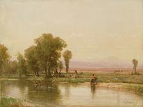 View Near Newport, Rhode Island, 1840-70-Thomas Worthington Whittredge-Giclee Print