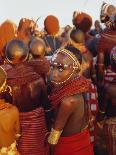 Samburu Dancing, Samburu District, Kenya, East Africa, Africa-Thomasin Magor-Framed Premier Image Canvas