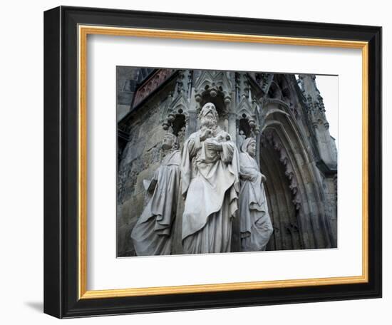 Thomaskirche, Leipzig, Saxony, Germany, Europe-Michael Snell-Framed Photographic Print