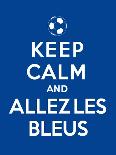 Keep Calm and Forza Azzurri-Thomaspajot-Art Print