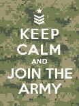 Keep Calm and Join the Army-Thomaspajot-Framed Art Print