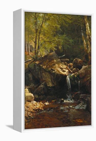 Thompson Cascade, White Mountains-Albert Bierstadt-Framed Premier Image Canvas