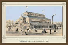 Campbell Printing Press Building, Centennial International Exhibition, 1876-Thompson Westcott-Framed Art Print