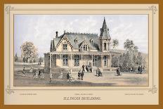Kansas and Colorado Building, Centennial International Exhibition, 1876-Thompson Westcott-Art Print