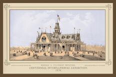 Campbell Printing Press Building, Centennial International Exhibition, 1876-Thompson Westcott-Framed Art Print