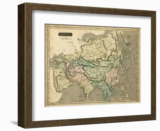 Thomson's Map of Asia-Thomson-Framed Art Print