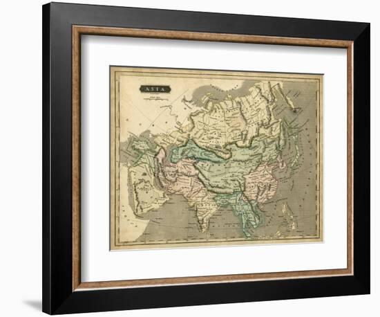 Thomson's Map of Asia-Thomson-Framed Art Print