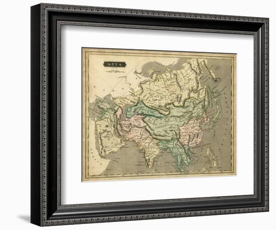 Thomson's Map of Asia-Thomson-Framed Art Print