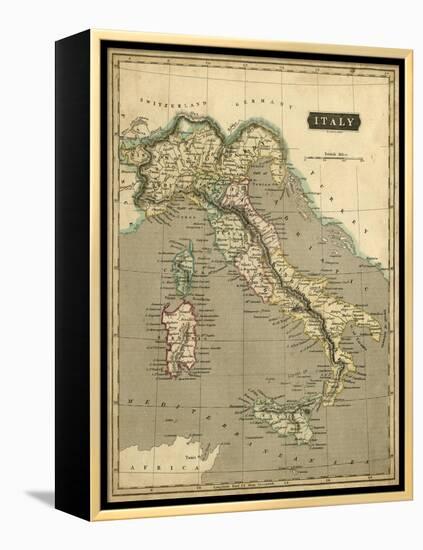 Thomson's Map of Italy-Thomson-Framed Stretched Canvas