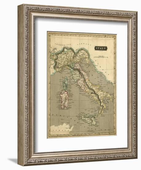 Thomson's Map of Italy-Thomson-Framed Premium Giclee Print