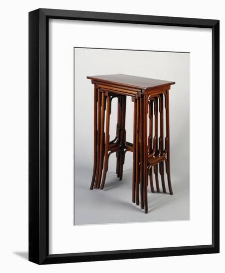 Thonet Nested Tables, Austria-null-Framed Giclee Print