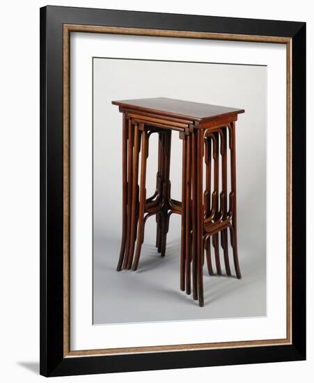 Thonet Nested Tables, Austria-null-Framed Giclee Print