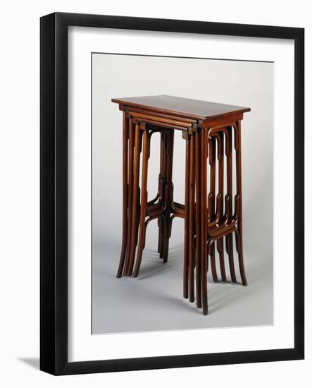 Thonet Nested Tables, Austria-null-Framed Giclee Print