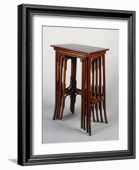 Thonet Nested Tables, Austria-null-Framed Giclee Print