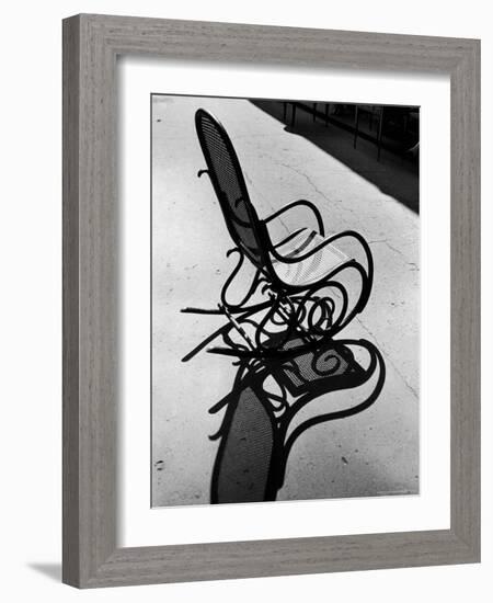 Thonet Rocking Chair For Sale in Flea Market-Alfred Eisenstaedt-Framed Photographic Print