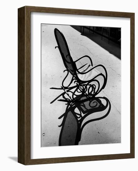 Thonet Rocking Chair For Sale in Flea Market-Alfred Eisenstaedt-Framed Photographic Print