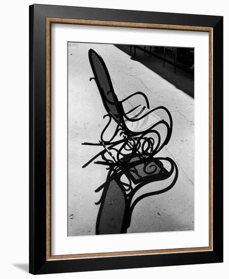 Thonet Rocking Chair For Sale in Flea Market-Alfred Eisenstaedt-Framed Photographic Print