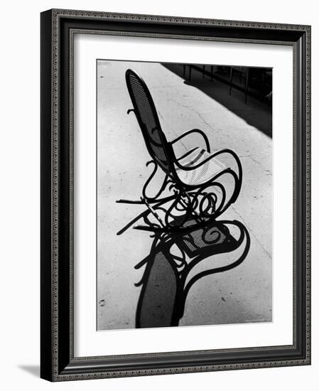 Thonet Rocking Chair For Sale in Flea Market-Alfred Eisenstaedt-Framed Photographic Print