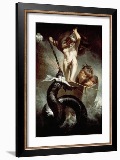 Thor Fighting Midgard Snake, 1788-Henry Fuseli-Framed Giclee Print