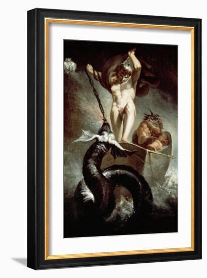 Thor Fighting Midgard Snake, 1788-Henry Fuseli-Framed Giclee Print