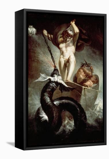 Thor Fighting Midgard Snake, 1788-Henry Fuseli-Framed Premier Image Canvas