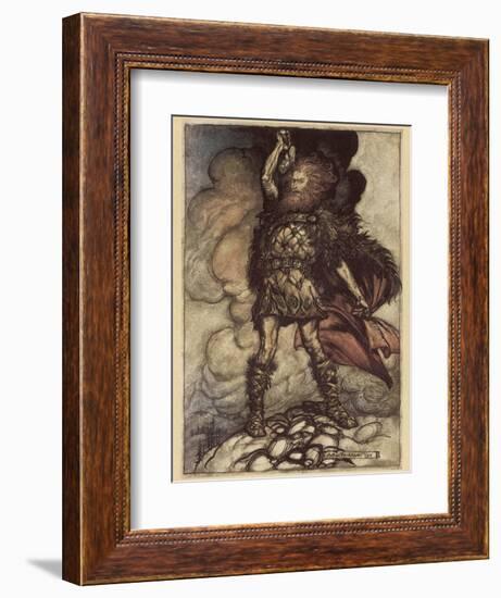 Thor, Rackham 1911-Arthur Rackham-Framed Photographic Print