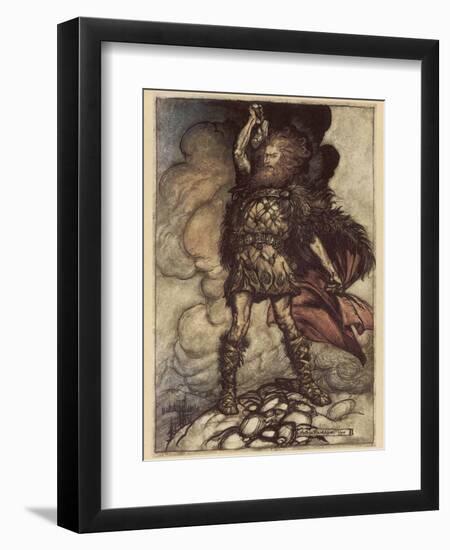 Thor, Rackham 1911-Arthur Rackham-Framed Photographic Print