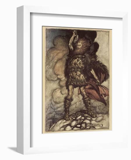 Thor, Rackham 1911-Arthur Rackham-Framed Photographic Print