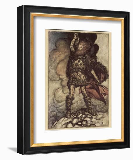 Thor, Rackham 1911-Arthur Rackham-Framed Photographic Print