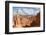 Thor's Hammer from the Navajo Loop Trail on a Partially Cloudy Day-Eleanor Scriven-Framed Photographic Print