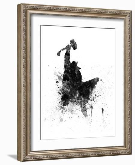 Thor Watercolor I-Jack Hunter-Framed Art Print