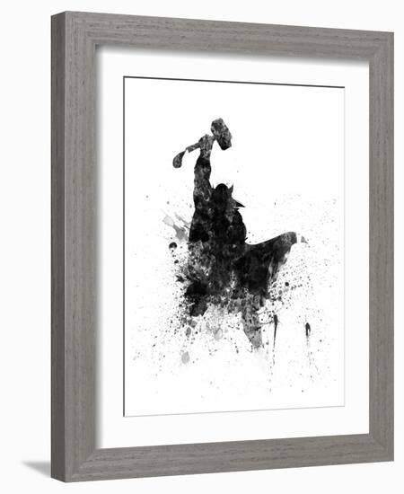 Thor Watercolor I-Jack Hunter-Framed Art Print