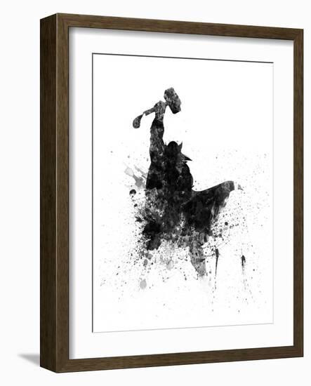 Thor Watercolor I-Jack Hunter-Framed Art Print