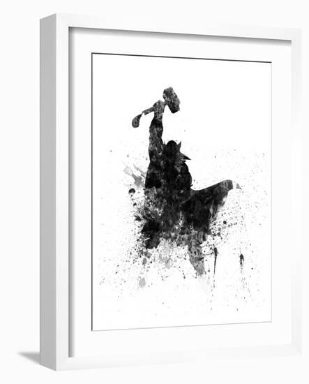 Thor Watercolor I-Jack Hunter-Framed Art Print