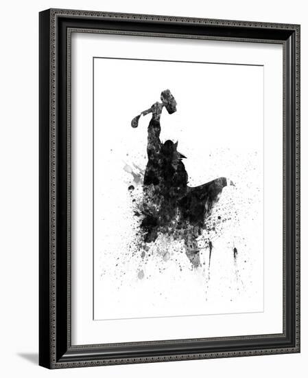 Thor Watercolor I-Jack Hunter-Framed Art Print