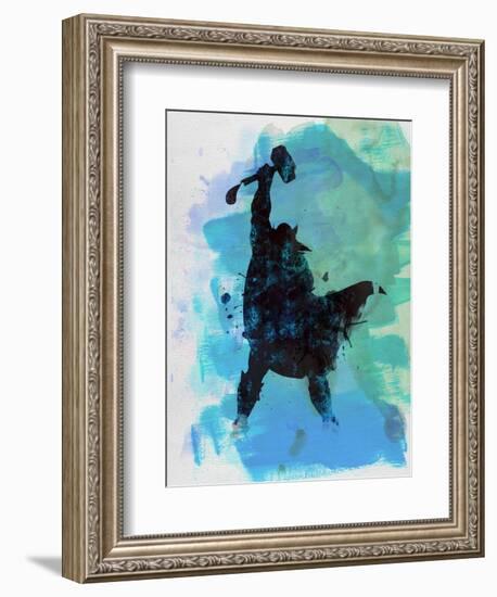 Thor Watercolor-Jack Hunter-Framed Premium Giclee Print