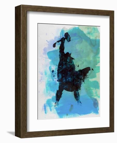 Thor Watercolor-Jack Hunter-Framed Premium Giclee Print