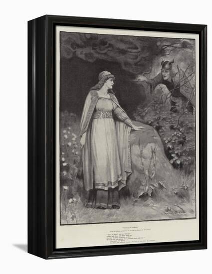Thora of Rimol-George Sheridan Knowles-Framed Premier Image Canvas