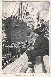 Sn American Steamship in Dry Dock for Overhaul-Thornton Oakley-Framed Art Print